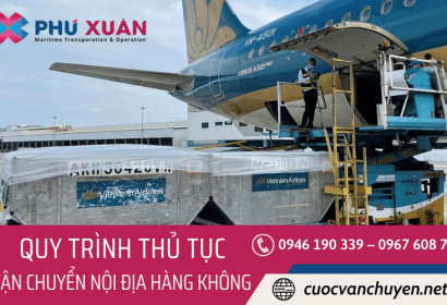 Tìm Hiểu Quy Trình Thủ Tục Vận Chuyển Nội Địa Đường Hàng Không Tại Việt Nam