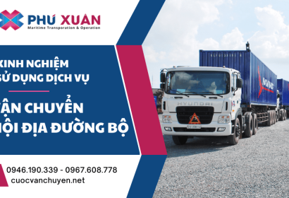 Kinh nghiệm khi lựa chọn sử dụng dịch vụ vận chuyển nội địa đường bộ